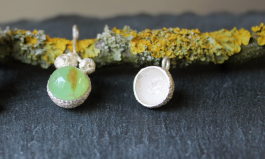 No.001 Eicheldeckelchen: Anhänger Eicheldeckelchen in Recycling Sterling Silber Tamino+Pamina